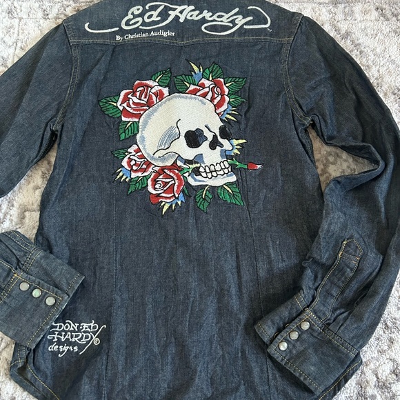 Vintage Ed hardy jacket - Picture 5 of 7